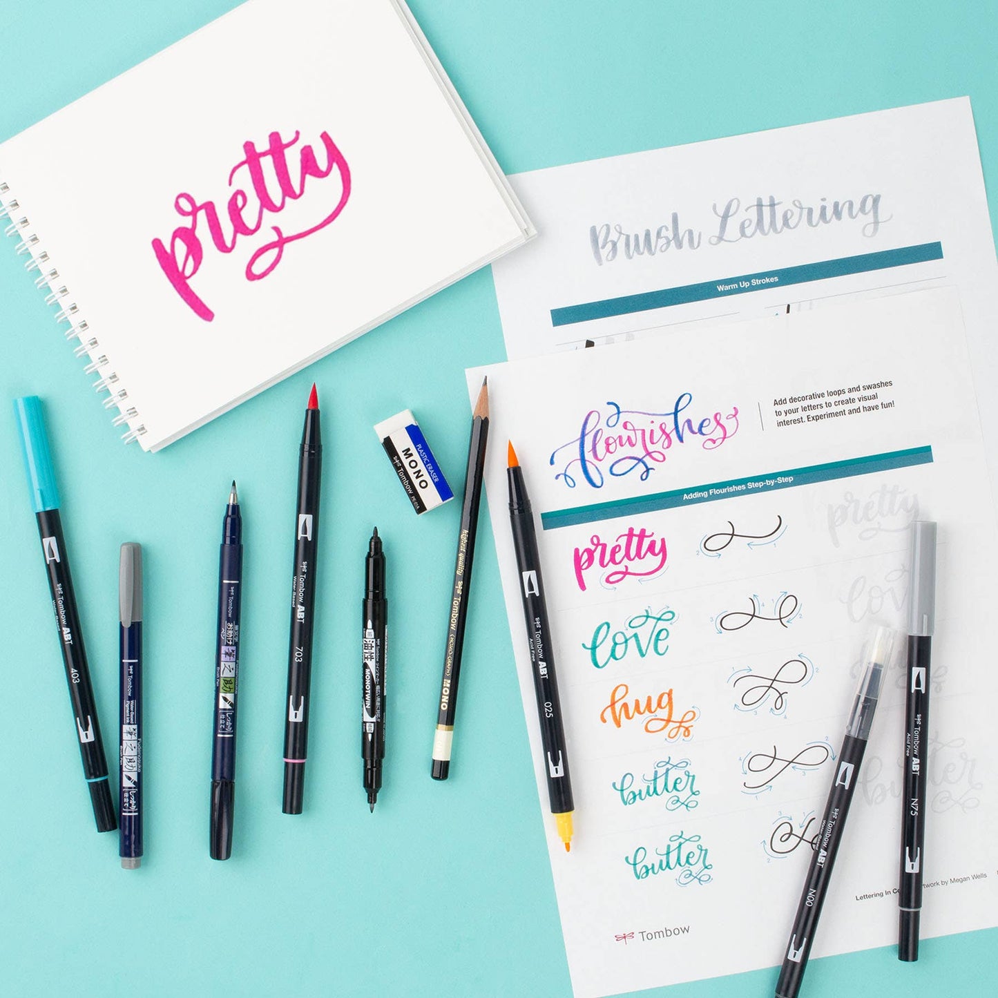 Lettering in Color Set
