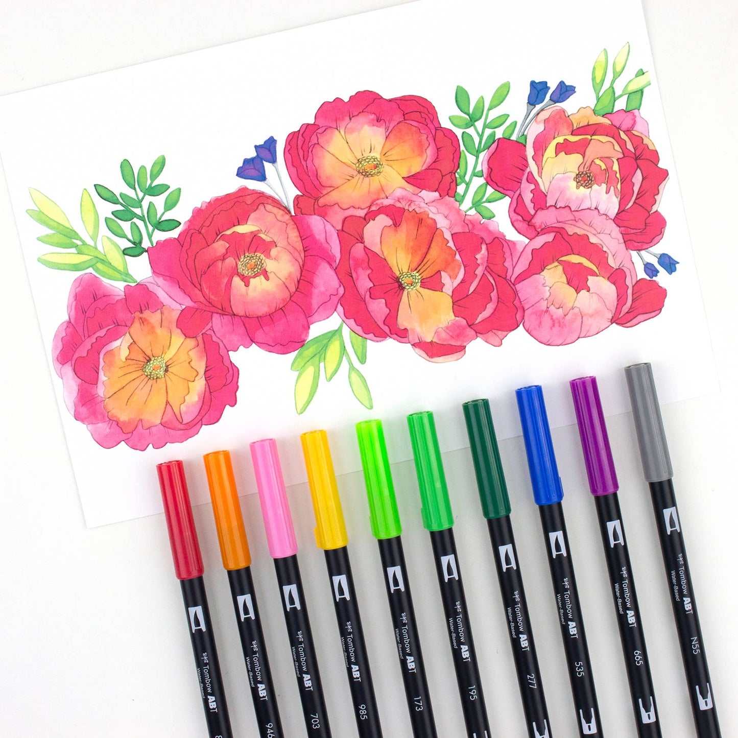 Dual Brush Pen Art Markers, Watercolor Favorites, Bonus Pack