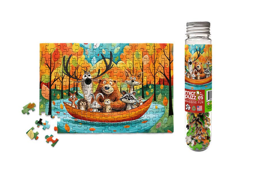 Canoe Critters - Deer, Raccoon, Squirrel Wilderness Camping