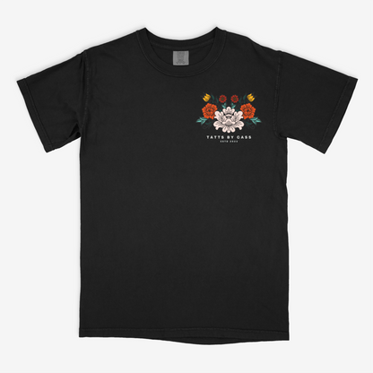 Floral Plate Short Sleeve T-shirt - So Normal Clothing
