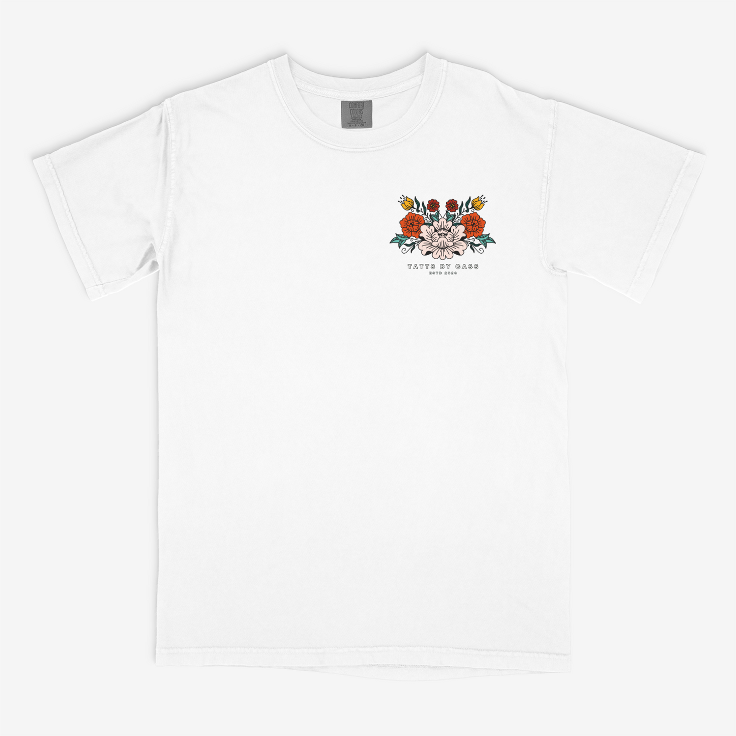 Floral Plate Short Sleeve T-shirt - So Normal Clothing