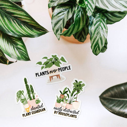 Easily distracted plants vinyl sticker