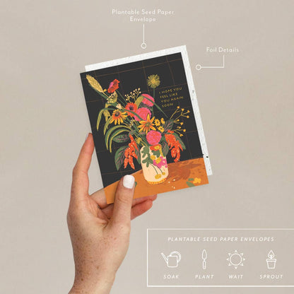 Vase Still Life - Get Well Card