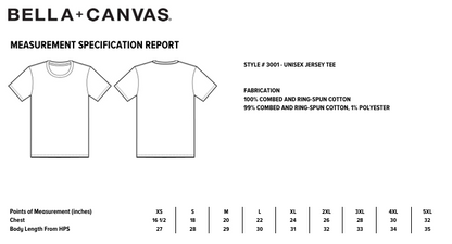 BELLA + CANVAS - Jersey Tee (3001)